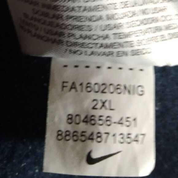 Vintage Nike Swoosh Logo Embroidered Hoodie Sweatshirt - Picture 7 of 10